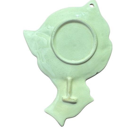 Vintage Cat Ash Tray & Spoon Rest – 1950s Ceramic Wall Pocket MCM Kitsch - Picture 2 of 2